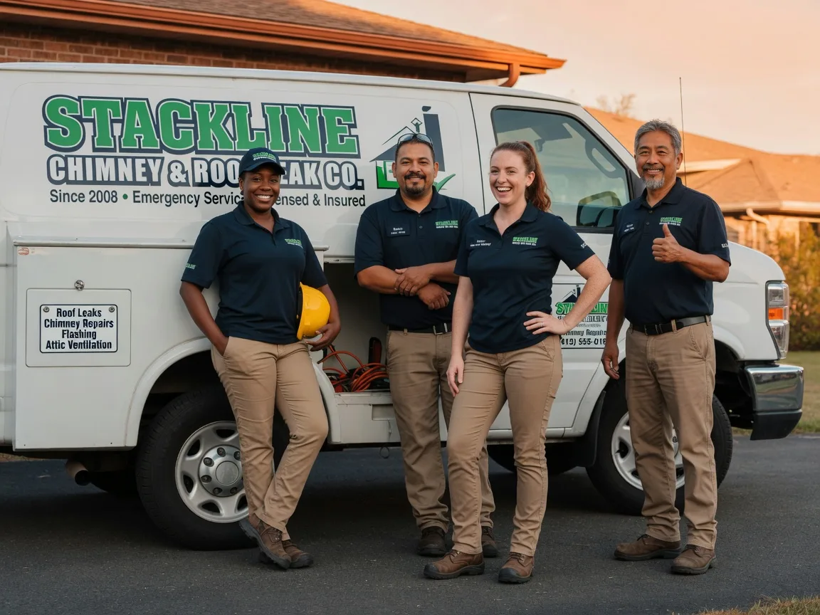 Chimney flashing repair company in Harveysburg, OH